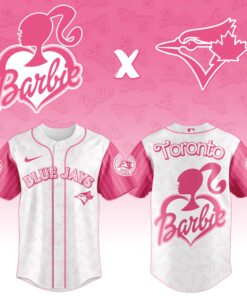 Barbie x Blue Jays Jersey – Pink Baseball Shirt for MLB Fans & Barbie Lovers