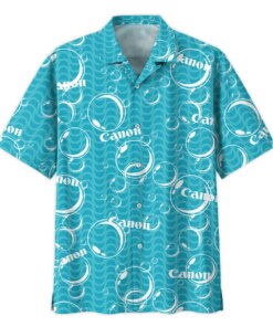 canon bubble wave hawaiian shirt custom aqua ocean summer button up 3 ees90