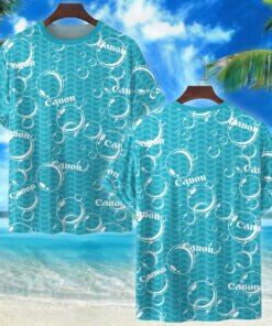 Canon Bubble Wave T-Shirt – Custom Aqua Summer Beach Tee