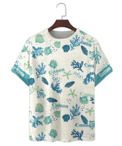 canon coral reef t shirt custom ocean shell summer beach tee 3 hv5yc
