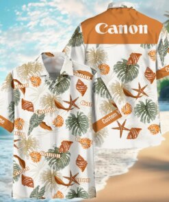 canon hawaiian button up shirt custom seashell tropical beach shirt 3 kcqmv
