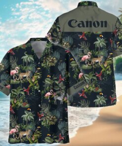 Canon Jungle Safari Hawaiian Shirt – Custom Tropical Animal Summer Button-Up