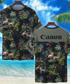 Canon Jungle Safari T-Shirt – Custom Tropical Animal Print Summer Tee