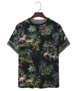 canon jungle safari t shirt custom tropical animal print summer tee 3 9z64p