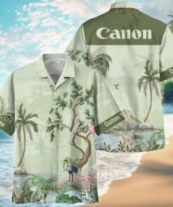 Canon Tropical Birds Hawaiian Shirt – Custom Name Summer Beach Button-Up