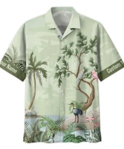 canon tropical birds hawaiian shirt custom name summer beach button up 3 ymirz