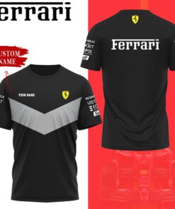Custom Ferrari T-Shirt – Men's F1 Racing Team Tee