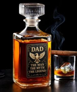 Dad Whiskey Decanter – The Man The Myth The Legend Gift
