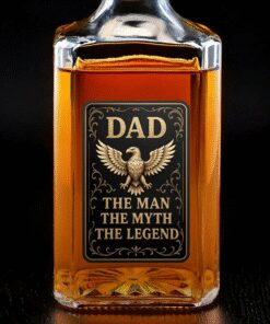 dad whiskey decanter the man the myth the legend gift 5 5kbsz