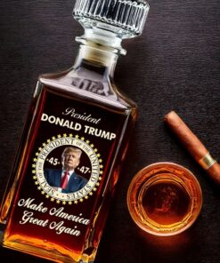 donald trump 4547 whiskey decanter maga patriotic gift usa 4 cvb8n