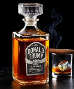 Donald Trump Old No. 45 & 47 Decanter – The President’s Reserve Whiskey Gift