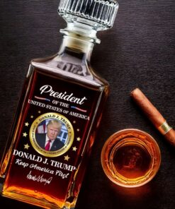 donald trump whiskey decanter keep america first presidential gift 4 m3fbe