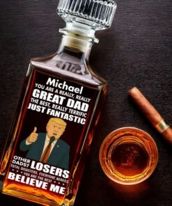 funny trump dad whiskey decanter great fathers day gift 5 4ckal