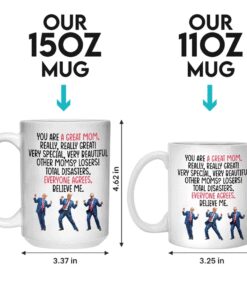 funny trump mom mug 1 great mom coffee cup with nutrition facts for mothers day g snw5f