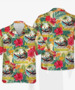 Greetings from the Gulf of America Shirt – Tropical Funny Hawaiian Shirt