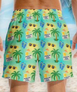 greetings from the gulf of america swim shorts colorful tropical beach trunks for men 4 vqyaz