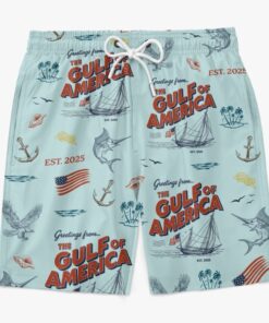 gulf of america nautical swim shorts vintage sailing beach trunks for men 3 01v0p