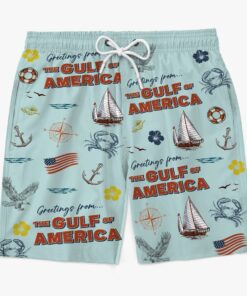 gulf of america retro nautical swim shorts patriotic sailing inspired beach trunks for men 5 wg4dm