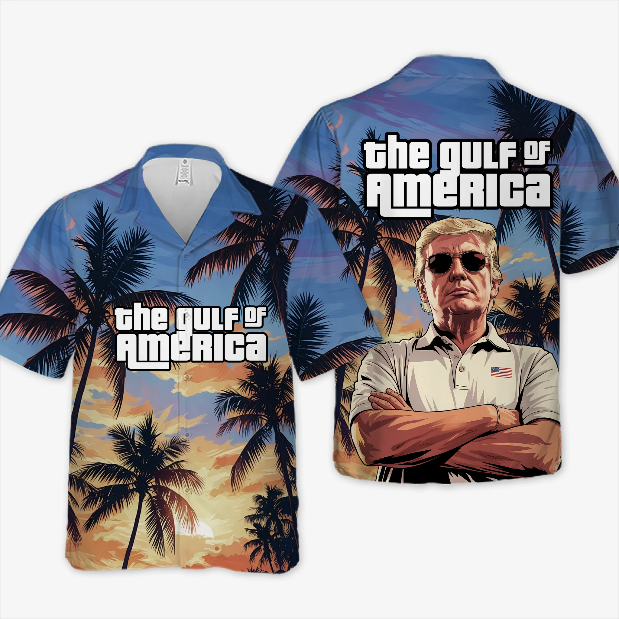 gulf of america trump hawaiian shirt sunset palm gta style shirt 1 19jaq