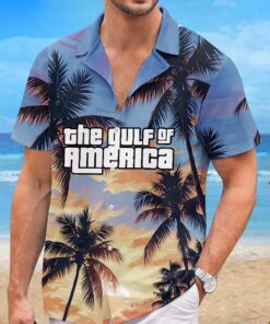 gulf of america trump hawaiian shirt sunset palm gta style shirt 4 xolfh