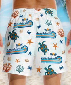 gulf of america turtle swim shorts retro ocean beach trunks for men 4 jm98z