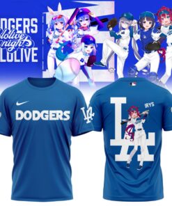 Hololive IRyS Dodgers Shirt – VTuber Anime Baseball Tee for LA Dodgers Fans