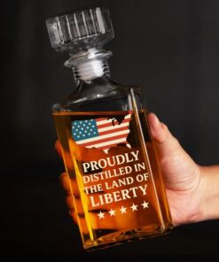 Land of Liberty Decanter – Proudly Distilled USA Whiskey