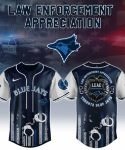 Law Enforcement x Blue Jays Jersey 2025 Police Appreciation Shirt