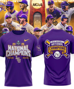 LSU Tigers 2025 National Champions Shirt – NCAA Baseball Victory Tee