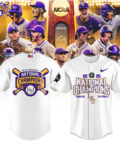 LSU Tigers Baseball Jersey 2025 – NCAA National Champions Shirt