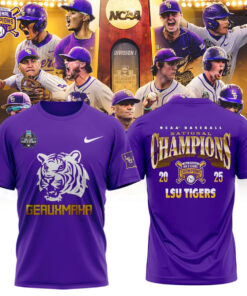 LSU Tigers National Champions 2025 Shirt – Geauxmaha NCAA Baseball Tee