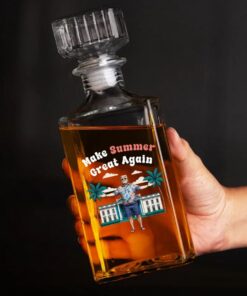 make summer great again whiskey decanter patriotic hawaiian trump gift bottle 4 fe6ac