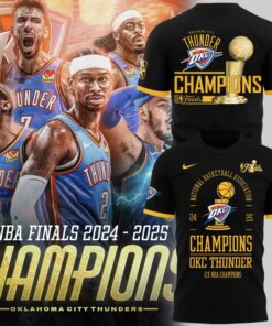 OKC Thunder 2025 NBA Champions Shirt – 2X Finals Winner Tee