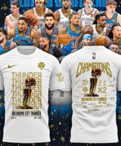Oklahoma City Thunder Champions Shirt 2025 – NBA Finals Winner Tee