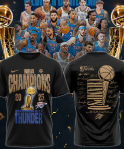 Oklahoma City Thunder NBA Champions 2025 Shirt – Signature Gold Edition