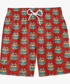 patriotic gulf of america swim shorts american flag beach trunks for men 3 eil9v