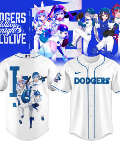 Pekora Suisei Gura Dodgers Jersey – Hololive VTuber Baseball Shirt for Anime & LA Fans