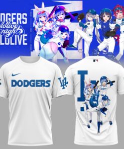 Pekora Suisei Gura Dodgers Shirt – Hololive VTuber Trio Tee for Anime & LA Fans