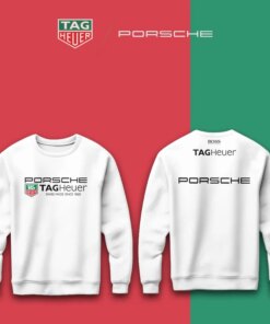 Porsche x TAG Heuer White Sweatshirt – Swiss Racing Heritage Edition
