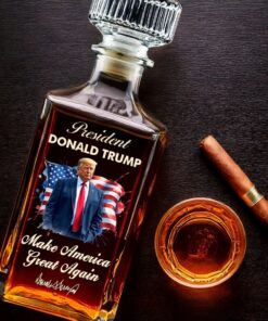 president donald trump whiskey bottle make america great again collectors decanter 4 swe4r