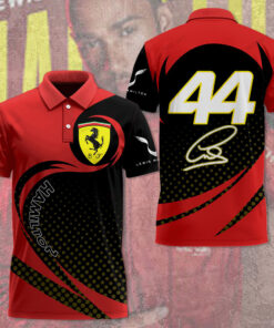 Scuderia Ferrari Polo – Hamilton #44 Racing Edition for Formula 1 Fans