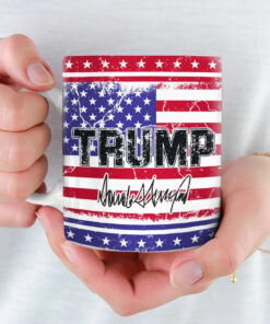 Signature Strength – Trump 2024 USA Flag Mug