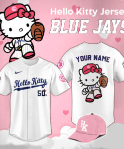 Toronto Blue Jays x Hello Kitty Jersey – White 50th Anniversary Custom Limited Edition MLB Shirt 2025