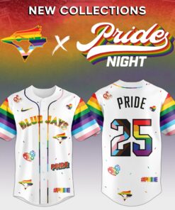 Toronto Blue Jays x Pride Night Jersey – Rainbow Limited Edition MLB Shirt 2025 Collection