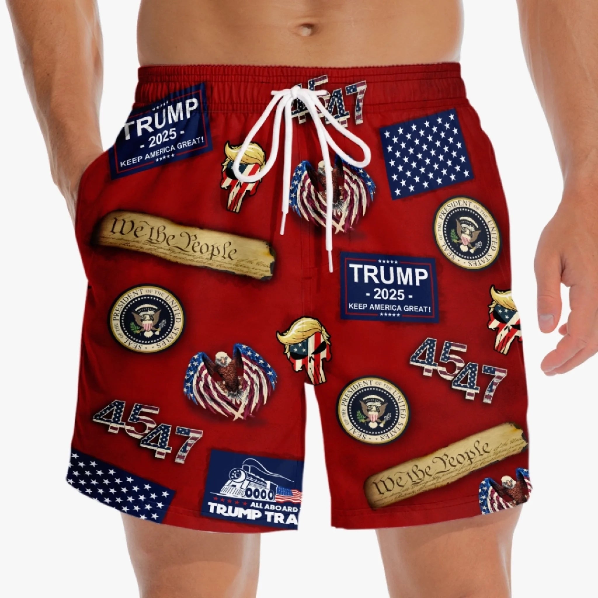 trump 2025 freedom shorts patriotic 4547 we the people beach trunks for men 1 ta5ma