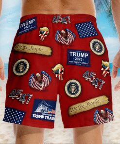 trump 2025 freedom shorts patriotic 4547 we the people beach trunks for men 4 ccv3f