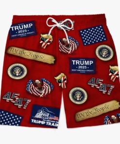 trump 2025 freedom shorts patriotic 4547 we the people beach trunks for men 5 zlnzz