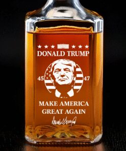 trump 45 47 maga whiskey decanter patriotic gift bottle 5 l3lq9