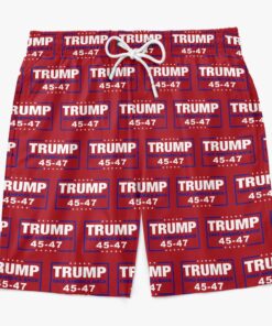 trump 45 47 red swim shorts take america back patriotic beach trunks for men 3 5im4w