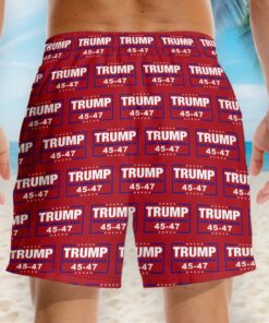 trump 45 47 red swim shorts take america back patriotic beach trunks for men 4 p4z8a
